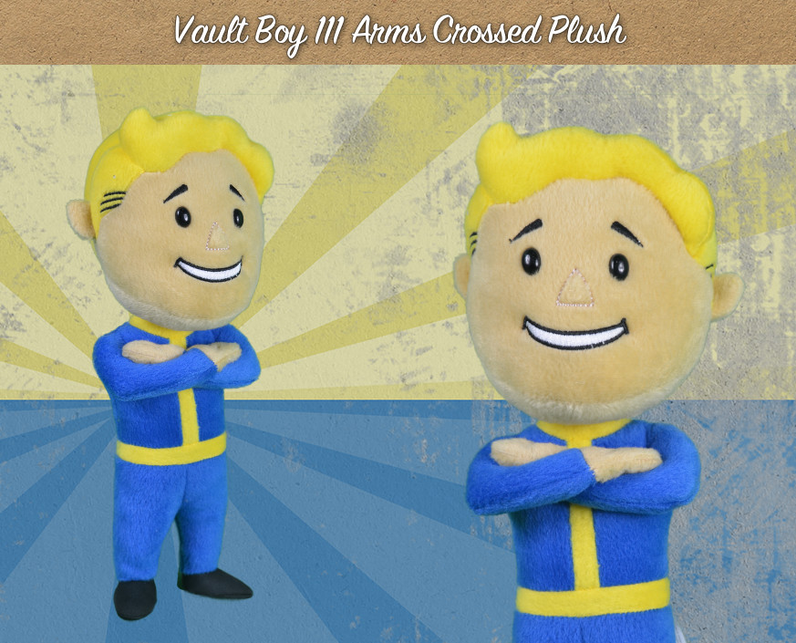 FALLOUT® 4: VAULT BOY 111 ARMS CROSSED PLUSH | Gaming Heads