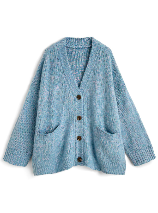 Vネックニットカーディガン[an1849] | レディースファッション通販の