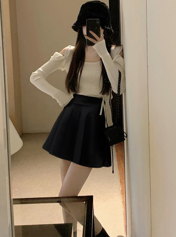 インパン付フレアミニスカート[ac604] | レディースファッション通販の