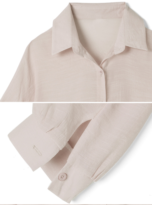 ボリュームスリーブシアーオーバーシャツ[ac1371] | レディース