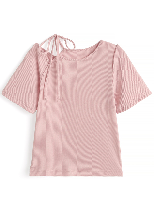 アシンメトリーネックリボントップス[gn458] | レディースファッション