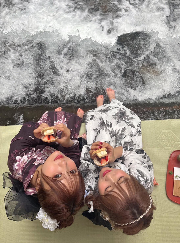 モノトーンひまわり浴衣セット[gi1507] | レディースファッション通販