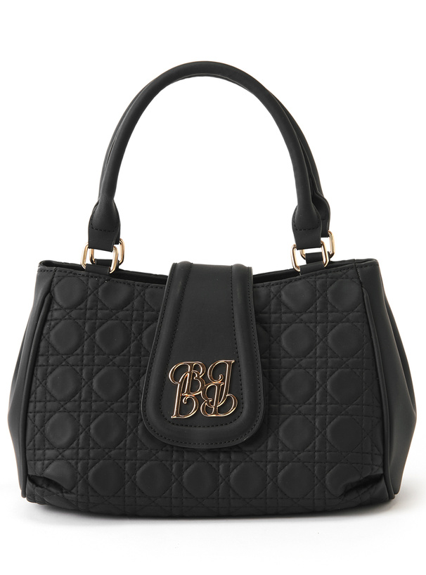 キルティングロゴプレートハンドバッグ[dd490] | レディース