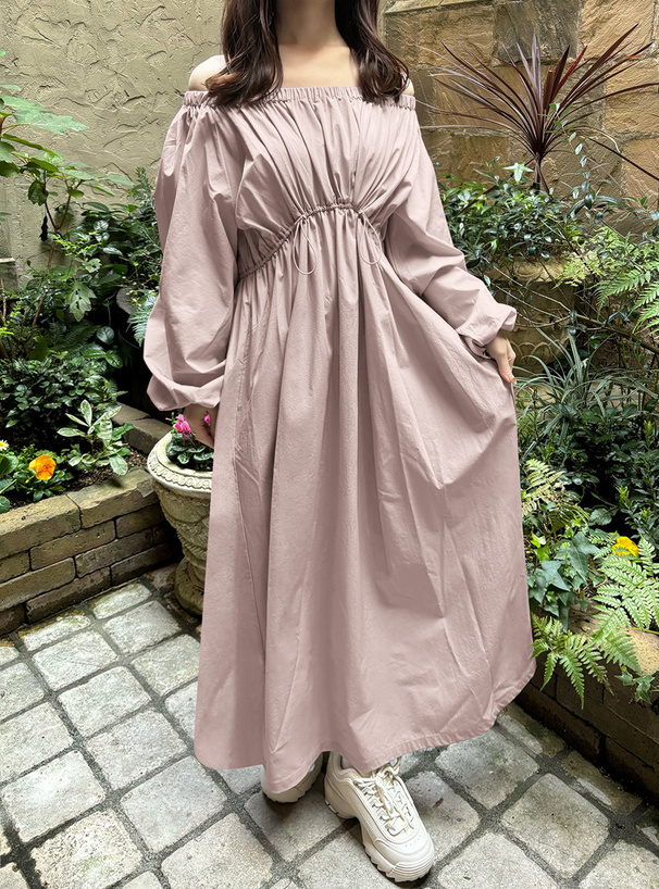 2Wayドロストフレアワンピース[dk1146] | レディースファッション通販