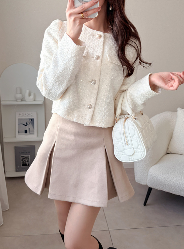 スパンコールツイードジャケット[dk1318] | レディースファッション