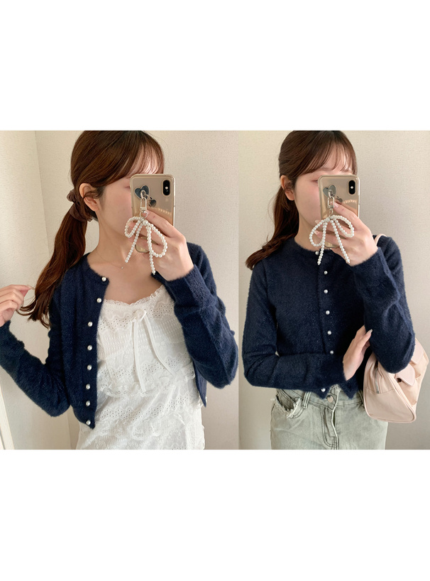 ラメフェザーニットカーディガン[kz443] | レディースファッション通販