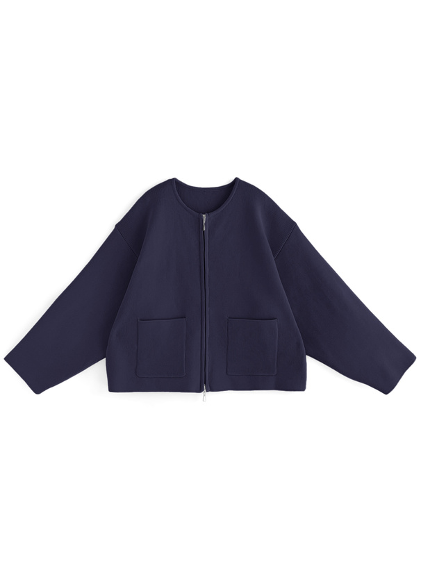 ダブルジップポケットニットカーディガン[kz471] | レディース