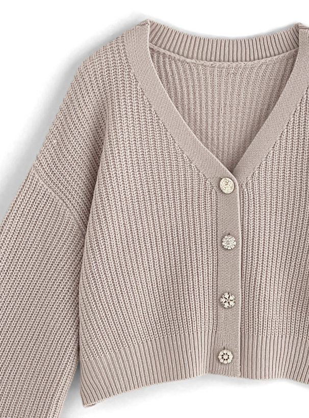 アソートビジューボタンニットカーディガン[mb1567] | レディース