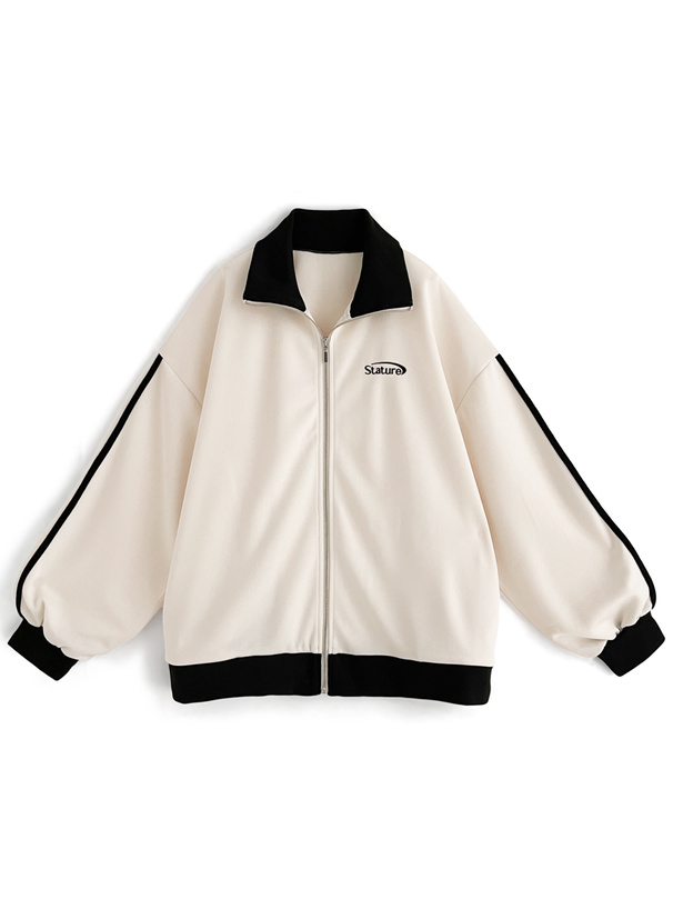 配色サイドラインジャージジャケット[nk35] | レディースファッション
