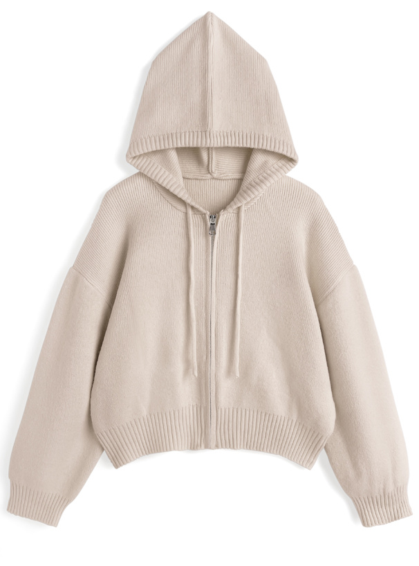 フード付きニットパーカー[sd190] | レディースファッション通販の