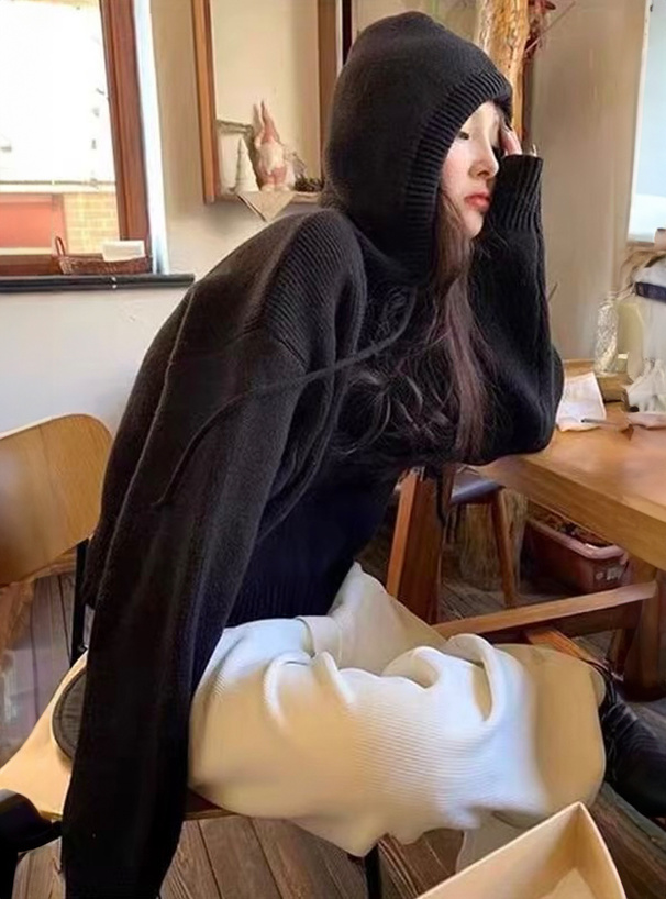 フード付きニットパーカー[sd190] | レディースファッション通販の