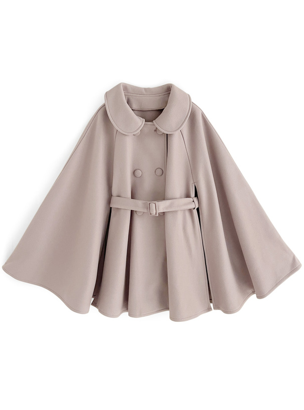 ベルト付きケープコート[ze762] | レディースファッション通販の