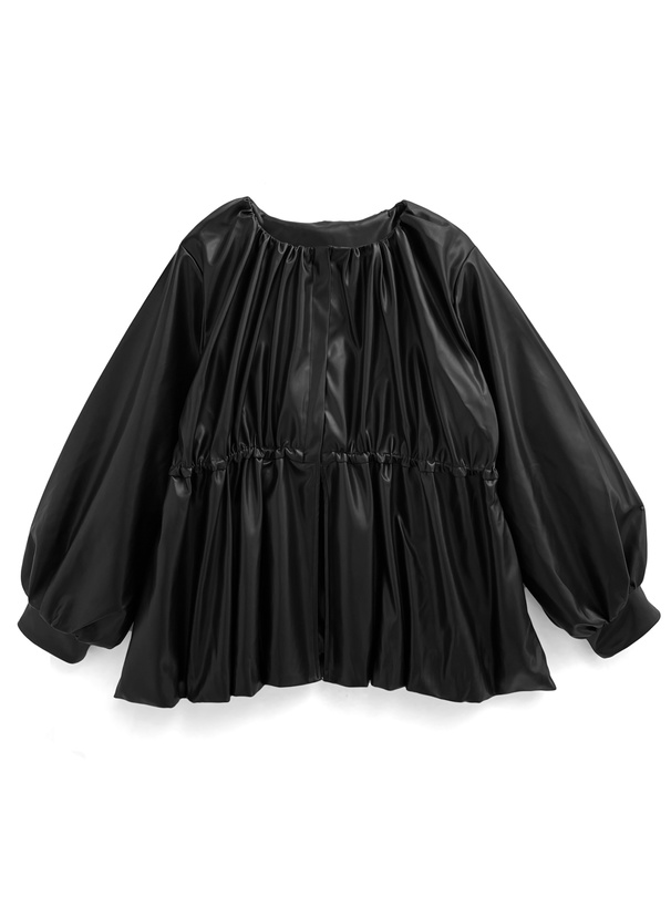 ビッグカラーレザージャケット[ze865] | レディースファッション通販の