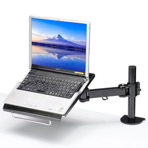 訳あり 新品】ノートPCアーム CR-LANPC1 サンワサプライ EES-CR-LANPC1