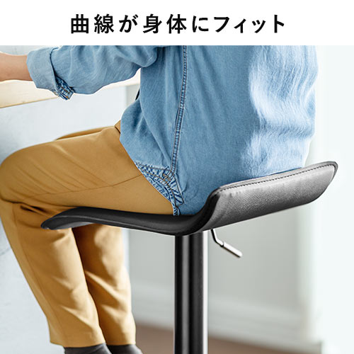 カウンターチェア（2脚セット・スツール・ハイ・バー・足置き・昇降式