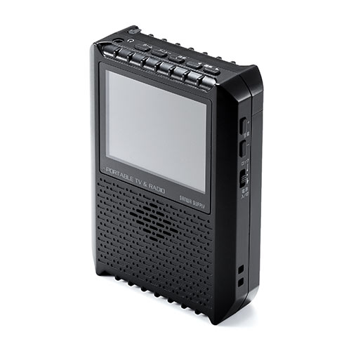 ポータブルテレビ（ワンセグテレビ・FM/AMラジオ搭載・アンテナ内蔵