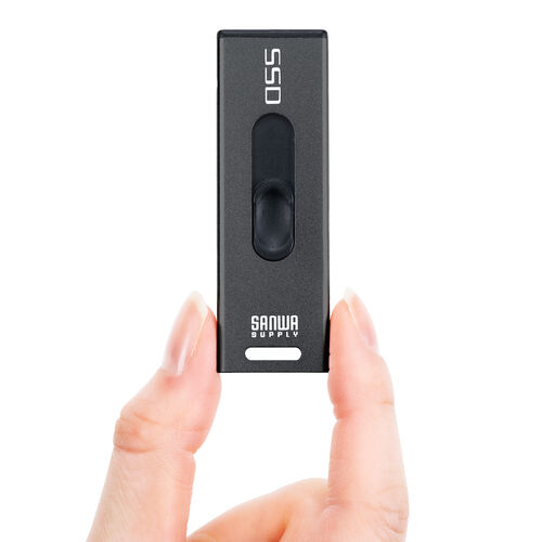 外付けSSD(2TB・容量・PC・ゲーム・ブラック・おすすめ）USSD2TBBK