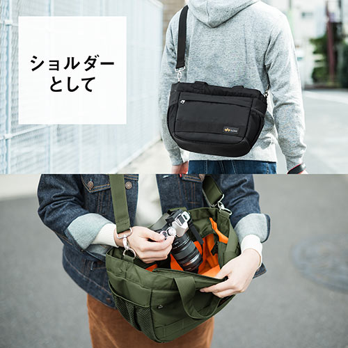カメラバッグ（一眼レフ・トート・メッセンジャー・ショルダー・2WAY