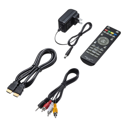 メディアプレーヤー（SDカード・USBメモリ・HDMI接続・RCA接続