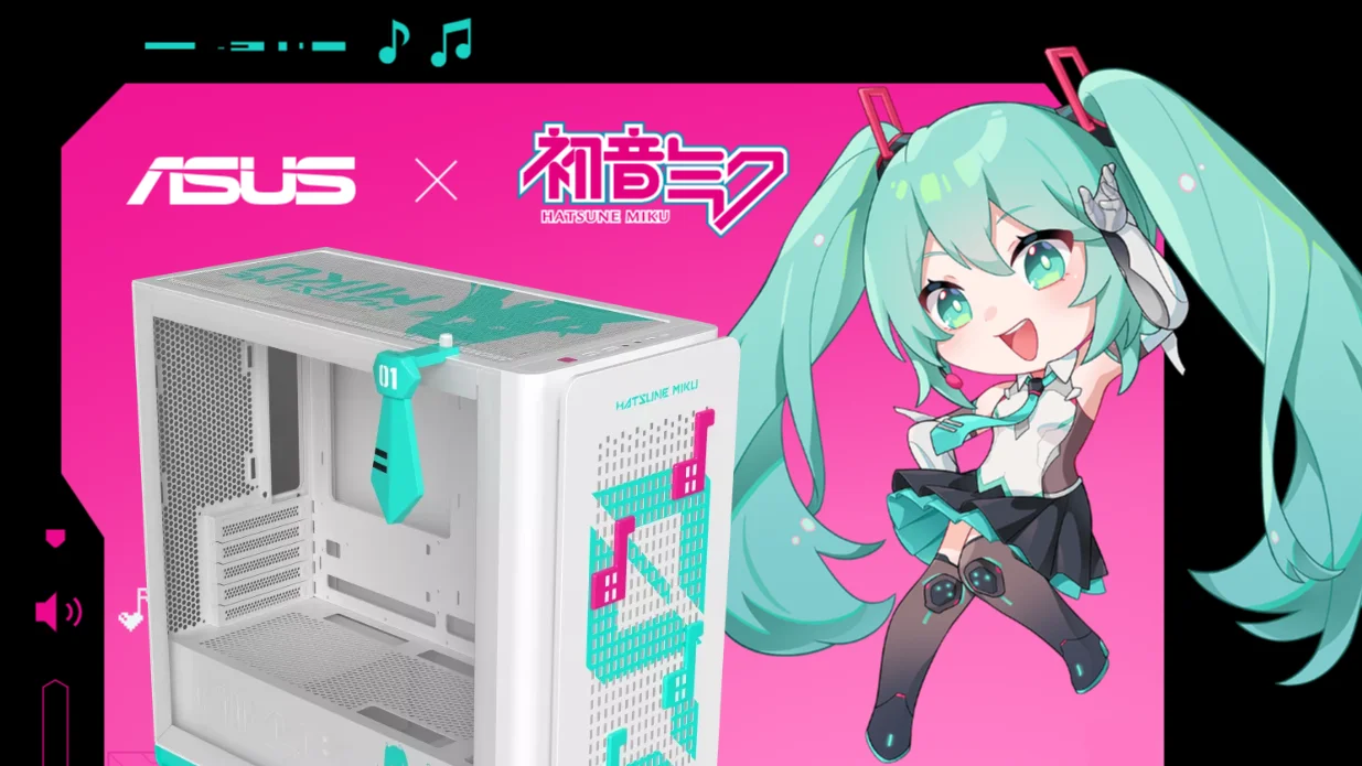 ASUS reveals new Hatsune Miku MicroATX PC case