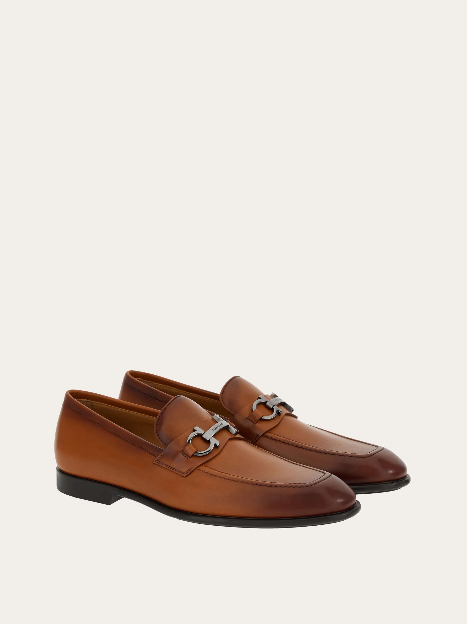 Moccasin with Gancini ornament - Men | Ferragamo