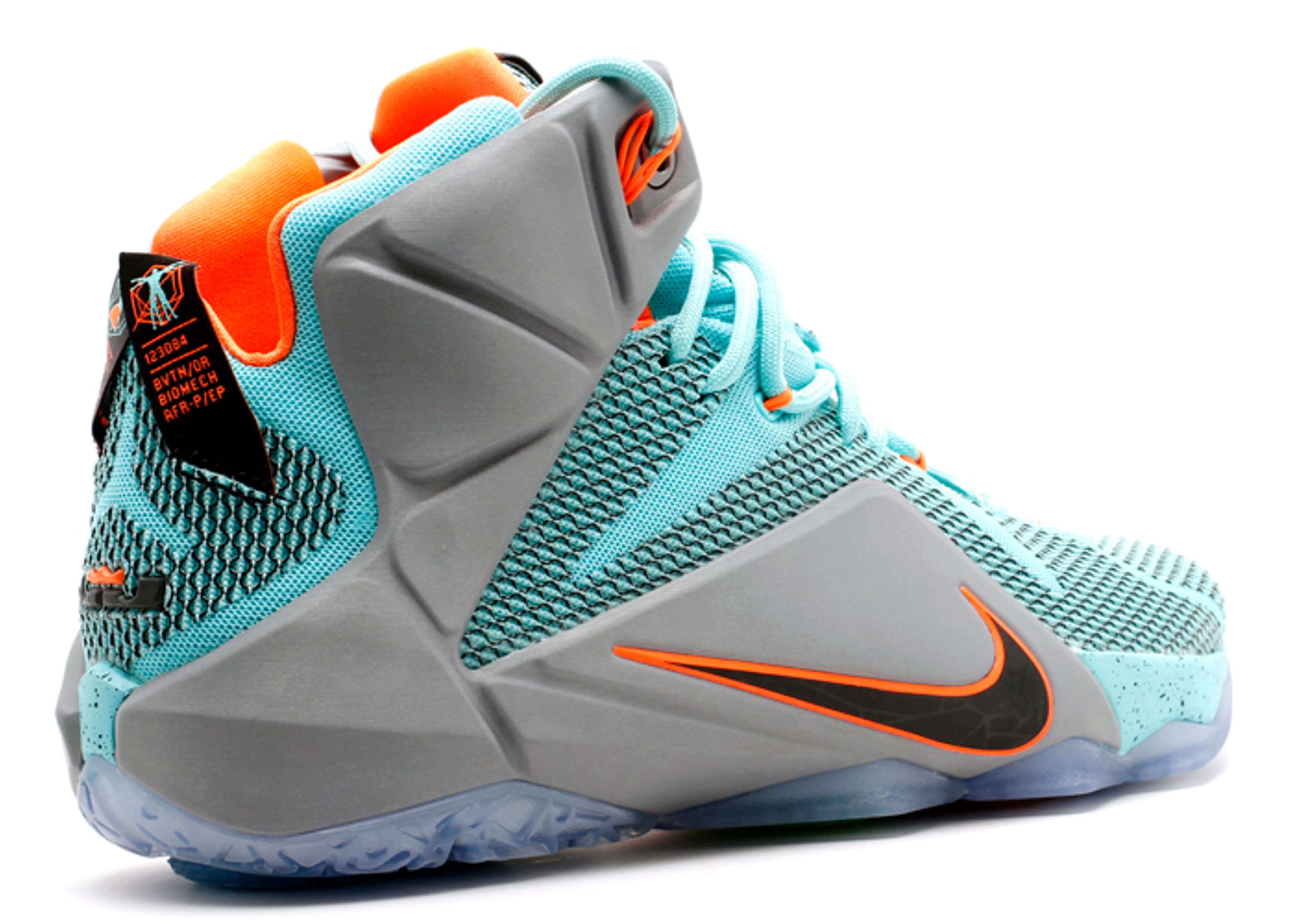 LeBron 12 'NSRL' - Nike - 684593 301 - hyper turquoise/black