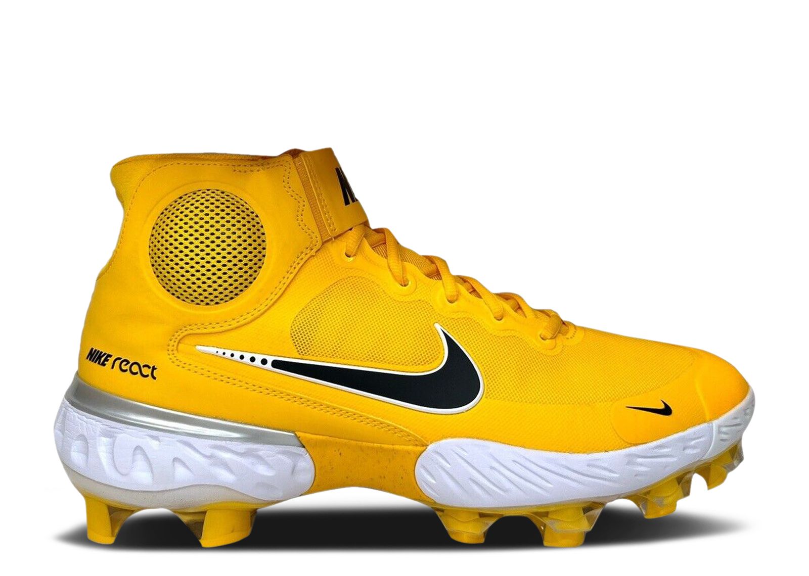 Alpha Huarache Elite 3 Mid MCS 'University Gold' - Nike - CZ4455