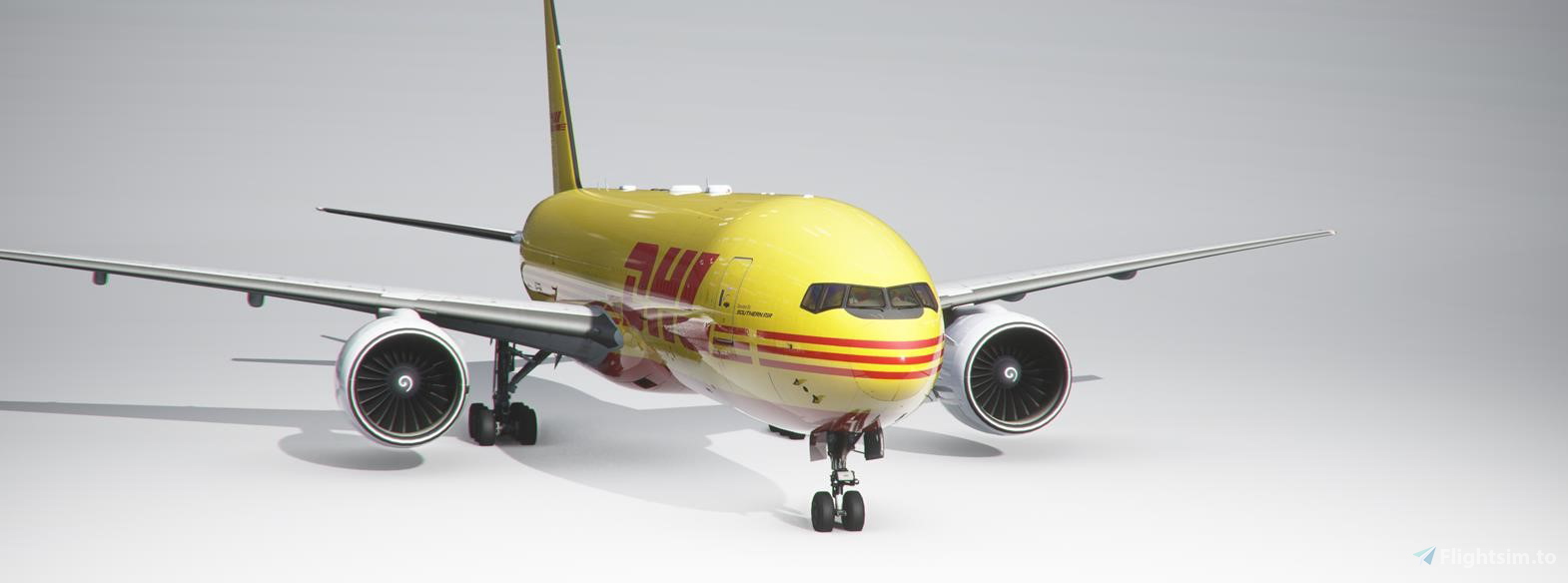 航空機・ヘリコプター PACMIN DHL SPECIAL LIVERY 1/144 777-200F