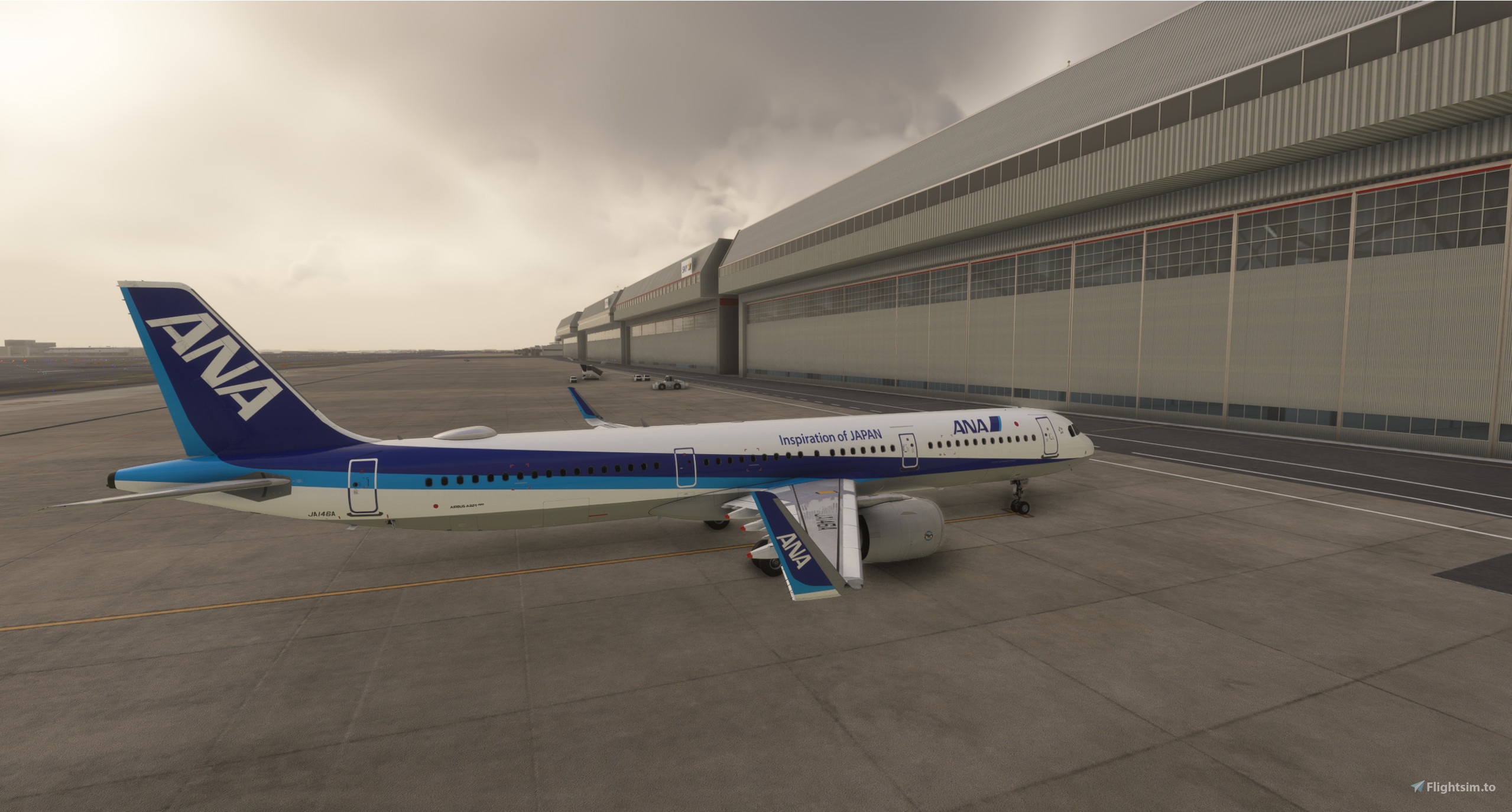 Fslabs A321neo All Nippon Airways JA146A for Microsoft Flight