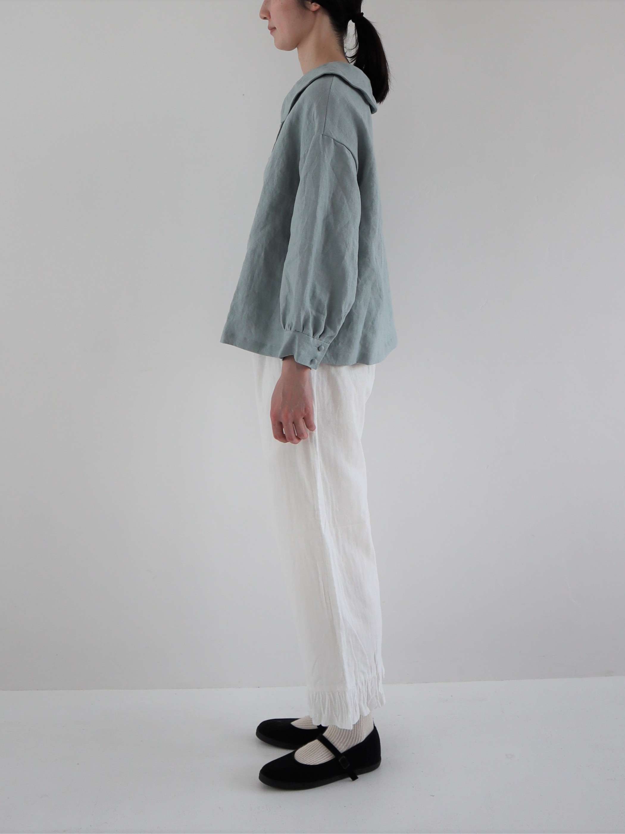 pot and tea | ビッグカラーブラウス