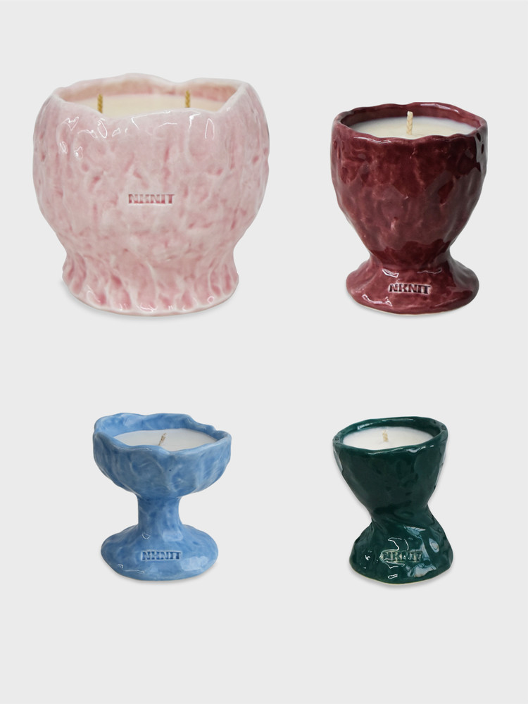 NKNIT Ceramic Candle : honeyflamingo.japan