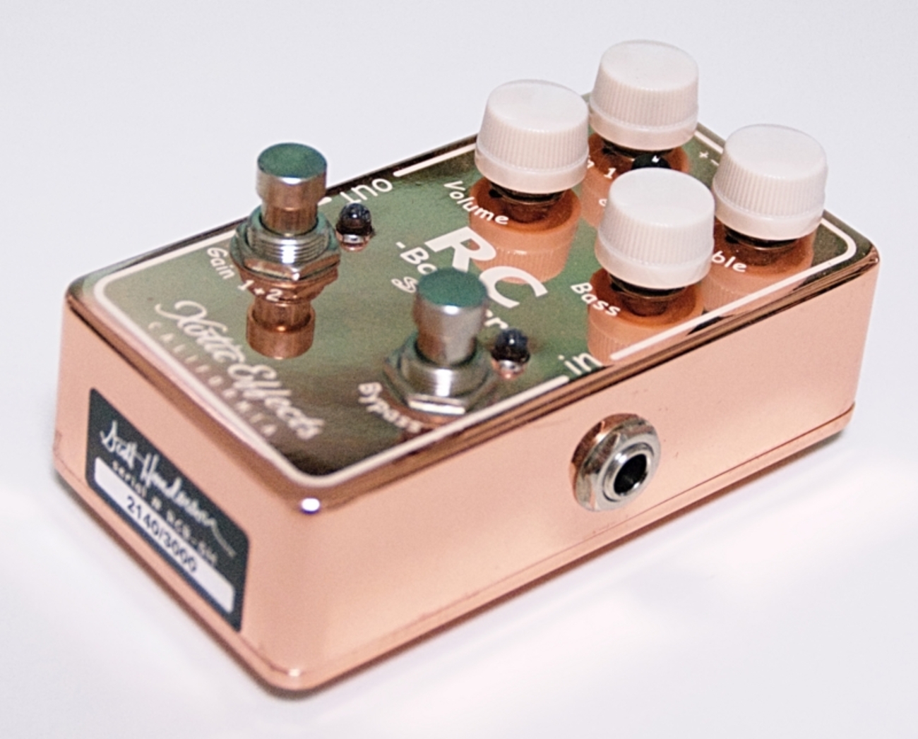 Xotic RC Booster SH (Scott Henderson) レビュー - rafle_nico Music/Work