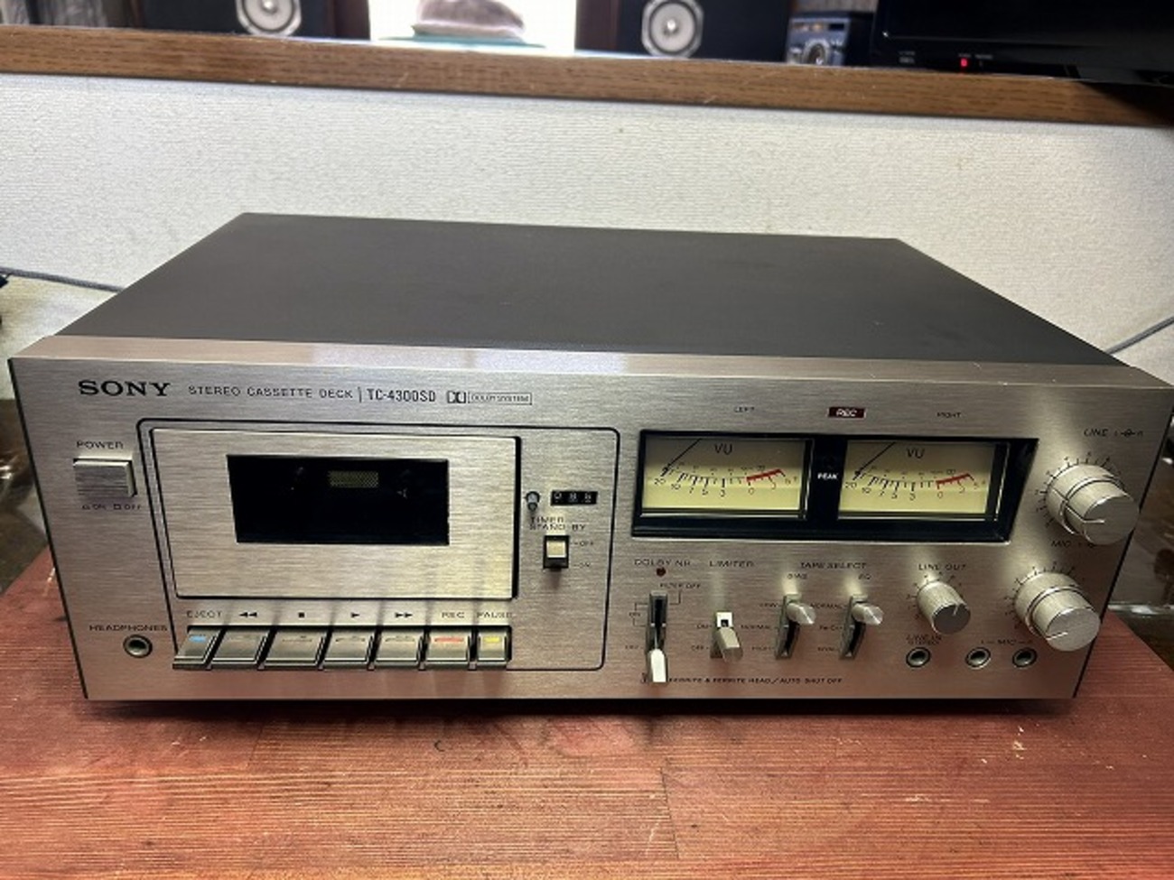 SONY カセットデッキ TC-4300SDの修理 ーその1ー - TomのブログⅡ