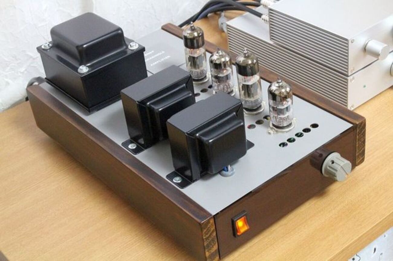 6N6Pパラシングルアンプ・カソードバイパスコンデンサ - おんにょの