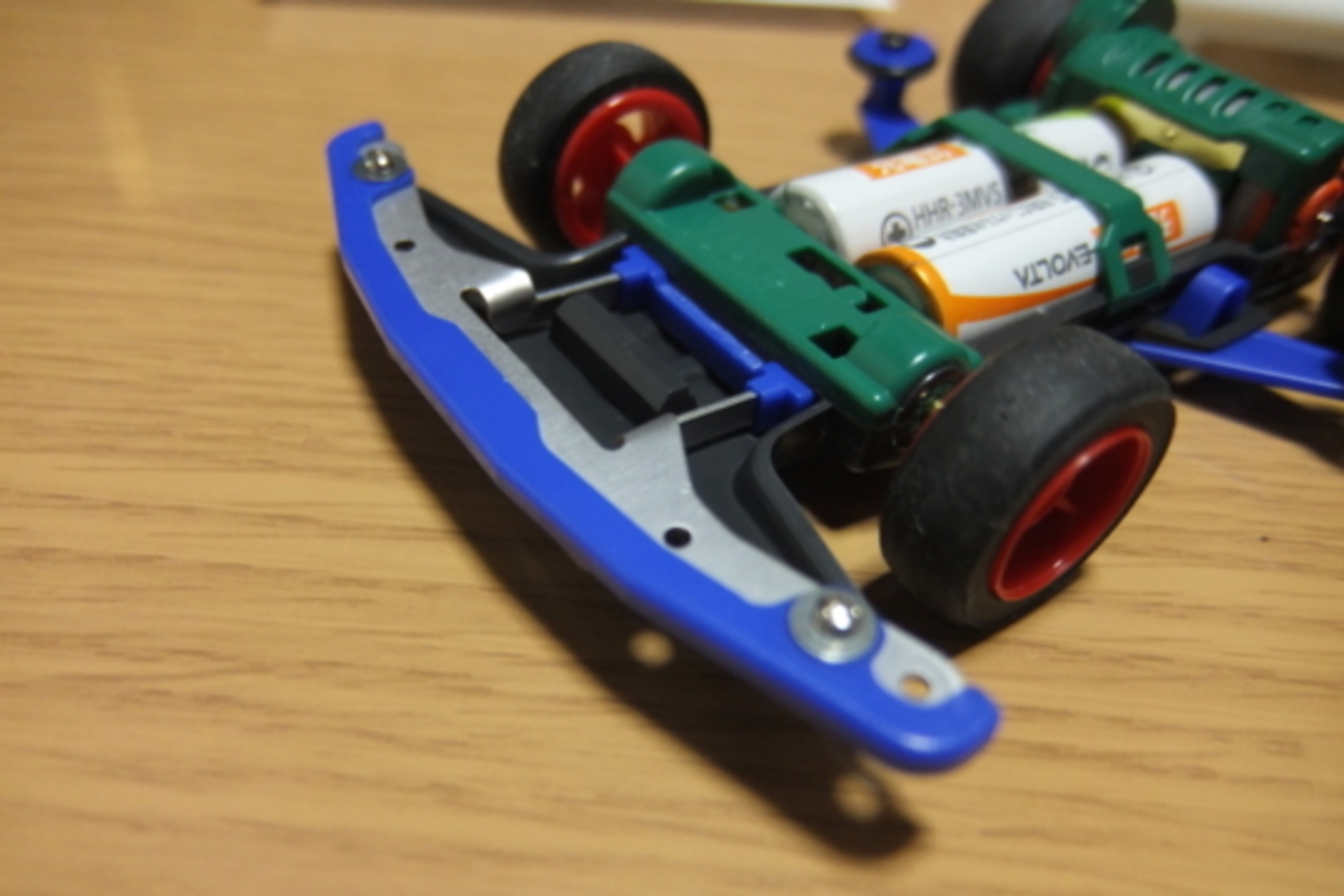 ミニ四駆】プロトセイバーJBにフロント強化ガードを付けてみた #4