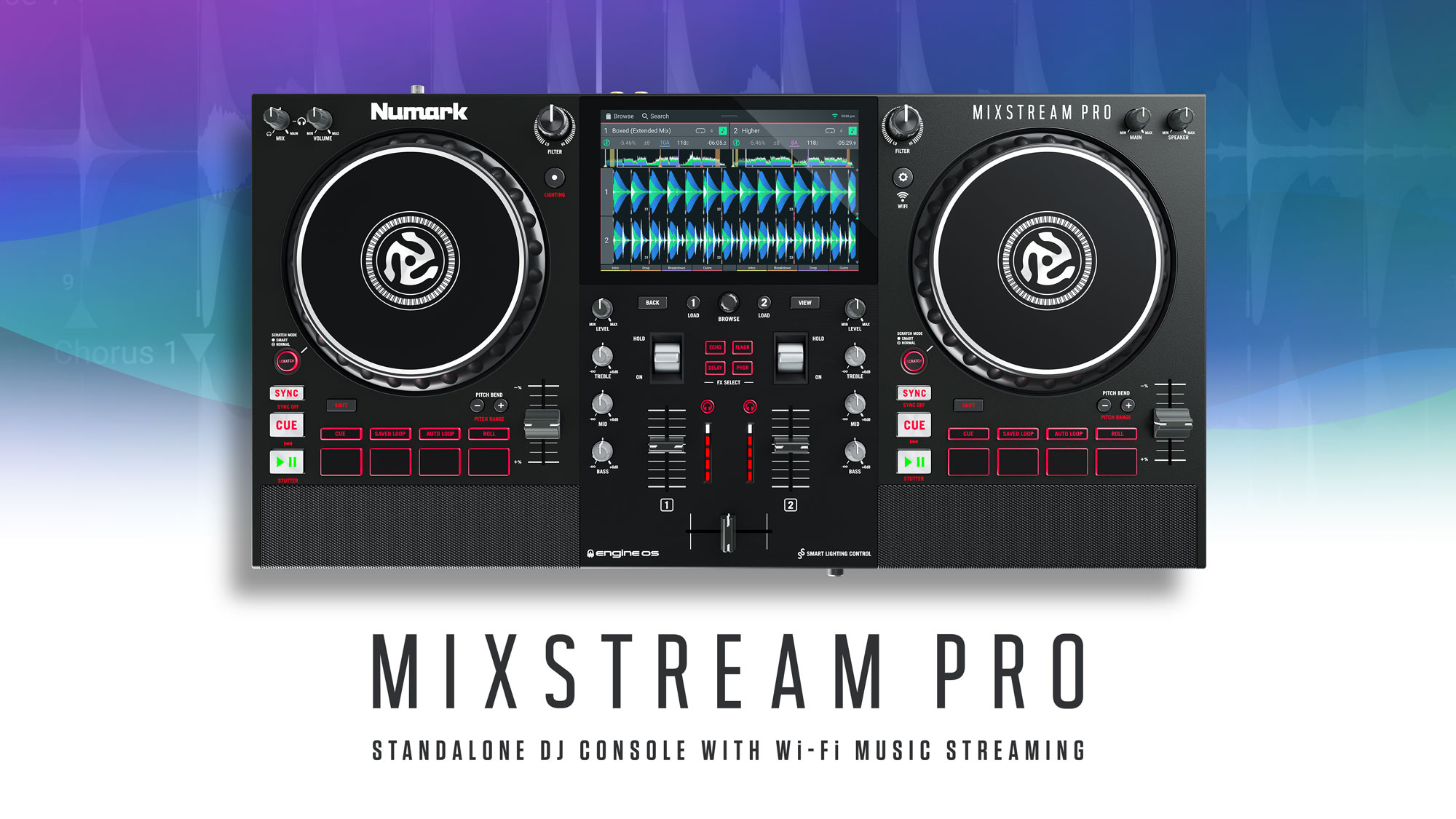 MIXSTREAM PRO - Standalone DJ Controller with WiFi - Big Dude's