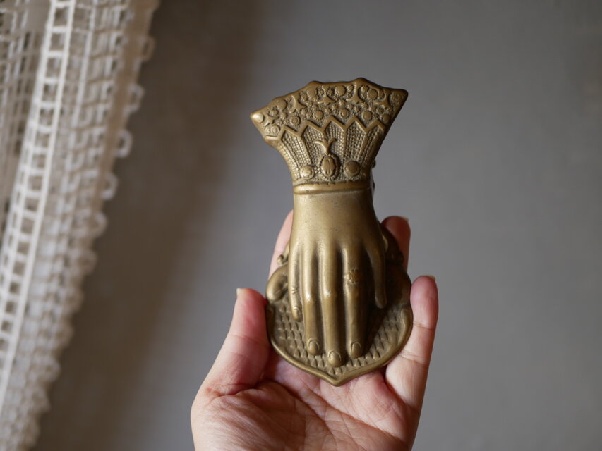HAND 貴婦人の手 クリップ フランスアンティーク ブロカントのある生活