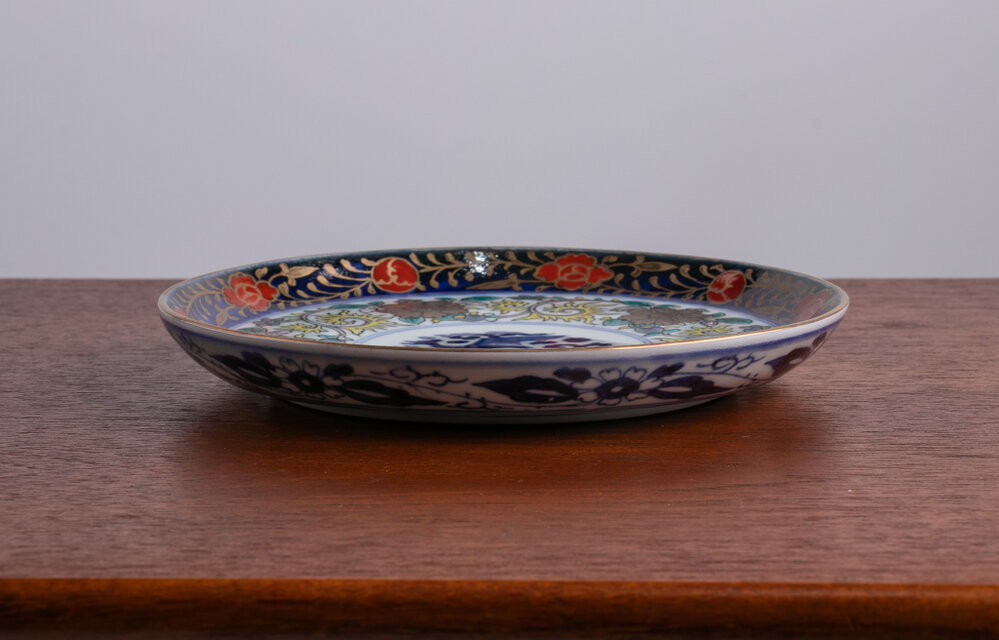 古伊万里 金襴手 牡丹鳳凰文 六寸皿 明治時代 E678 | iichi 日々の