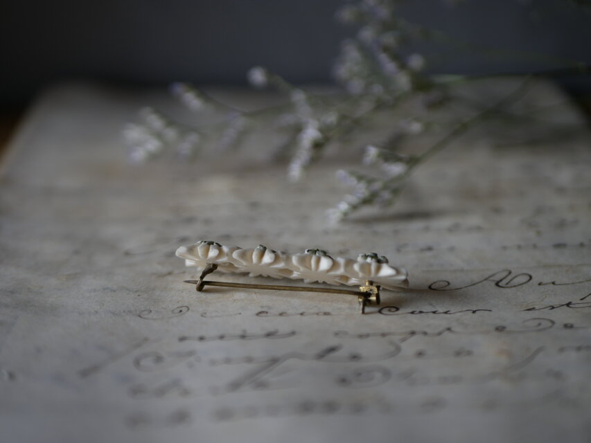 エーデルワイス ヴィンテージブローチ フランスブロカント ブロカント