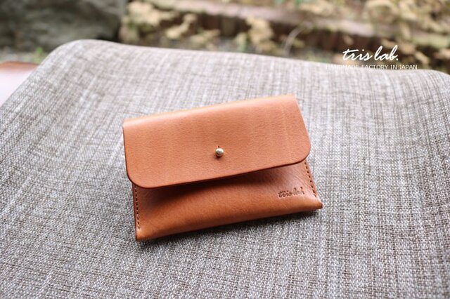 名刺入れ カードケース イタリアレザー （ライトブラウン） | iichi