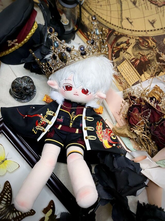 15cm 着せ替えぬいぐるみ 無属性 ぬいぐるみ ヴィトレス 長い脚 白髪