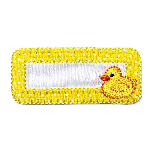 アップリケワッペン ネームタグアヒル kr-0129 おなまえ 名前 ネーム