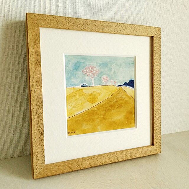 中村忠ニ 水彩画 木造船 木製フレーム付き Amazon.co.jp: [XYJP] 2L判