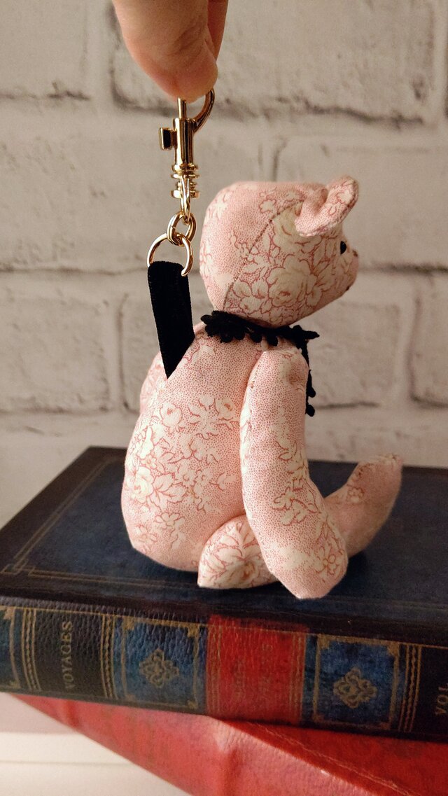 世界でただひとつのミニテディベア＊～ピンク～ ＊ カビラ付 | iichi