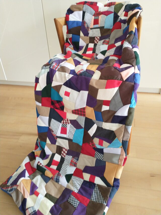 パッチワークベッドカバー | iichi 日々の暮らしを心地よくする