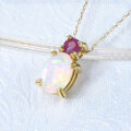 K18 オパール ルビー ペンダントトップ CG075CIBS | iichi 日々の