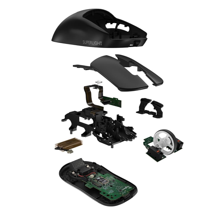 Mouse Sem Fio Logitech G Pro X Superlight 2 Preto Hero 2 32k DPI