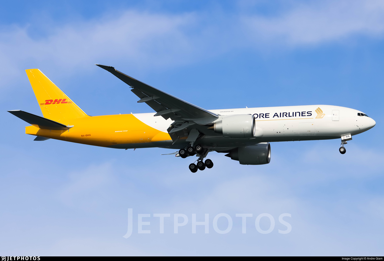 9V-DHA | Boeing 777-F | Singapore Airlines Cargo | Andre Giam