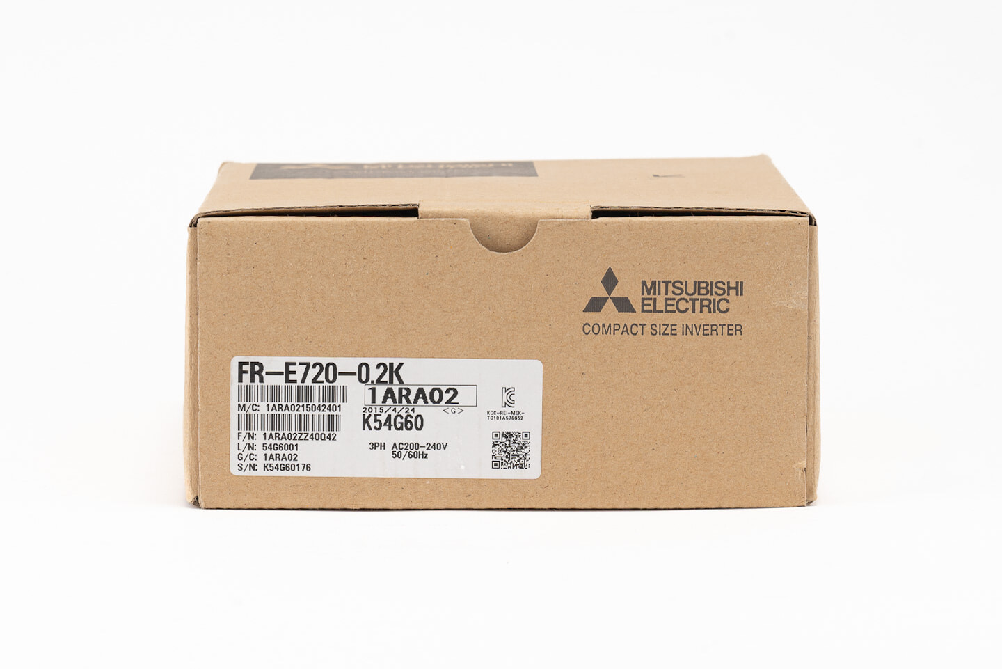 三菱 インバータ FR-E720-0.2K (15年製) | 保守部品.com