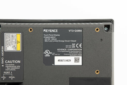 キーエンス タッチパネル VT3-Q5MA | 保守部品.com